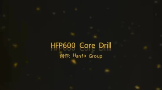 Hfp1000 광산, 암석 코어 샘플링 드릴 장비를 위한 휴대용 유압 발파 구멍 엔지니어링 드릴 장비